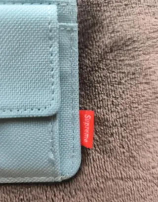 Cartera Supreme Azul/Verde