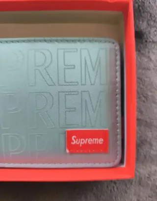 Cartera Supreme Azul/Verde