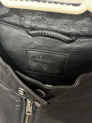 Chaqueta Cuero Hombre GREEN COAST Talla M 50