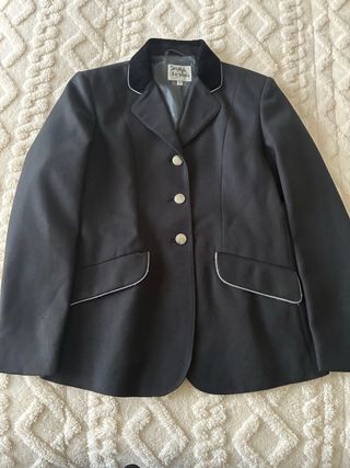 Chaqueta Hípica concurso Niña Negra.