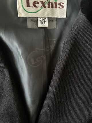 Chaqueta Hípica concurso Niña Negra.