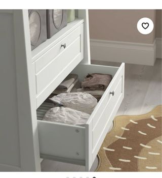 Cambiador Bebé Ikea Sundvik Blanco