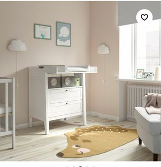 Cambiador Bebé Ikea Sundvik Blanco