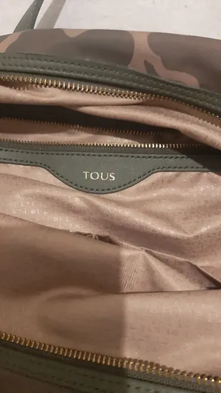 Bolso Tous Original Marrón y Verde Oliva