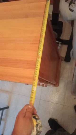 Cómoda de pino de 6 cajones