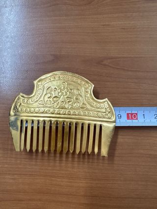 Juego 3 Peinetas Oro Niña