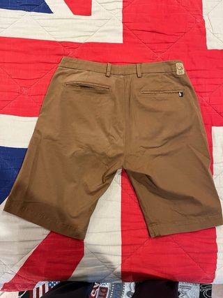 Pantaloncini eleganti marroni taglia 48