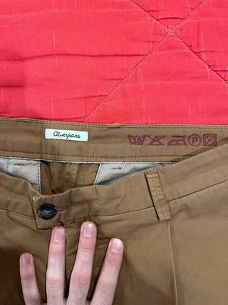 Pantaloncini eleganti marroni taglia 48