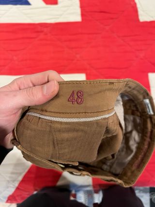 Pantaloncini eleganti marroni taglia 48