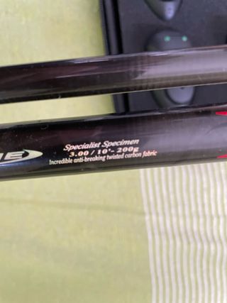 2 Canne da pesca per siluro con mulinelli