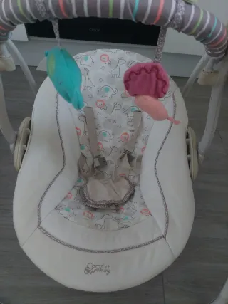 Hamaca bebé balancín música regulable