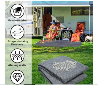 Alfombra Suelo Tienda Camping Transpirable