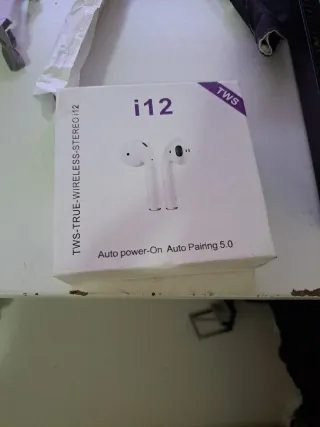 Auriculares i12 TWS Bluetooth 5.0