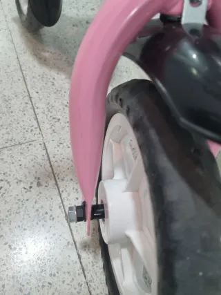 Bicicleta de equilibrio Homcom rosa