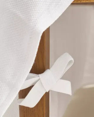 Cubre canapé cama grande blanco