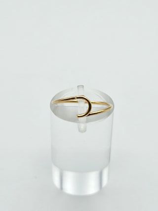 Anillo de Oro 18K, Diseño Continuo, 0,8gr, T-12