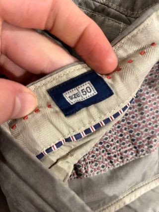 Pantaloni eleganti uomo taglia 50 grigi