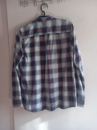 Camisa Zara cuadros manga larga S
