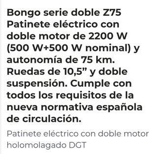 Patinete Cecotec 311 km con factura y garantía