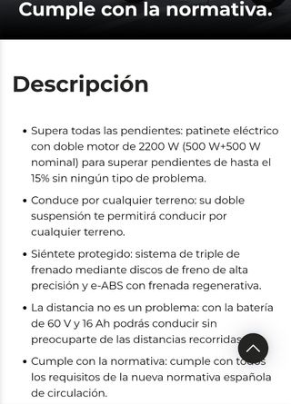 Patinete Cecotec 311 km con factura y garantía