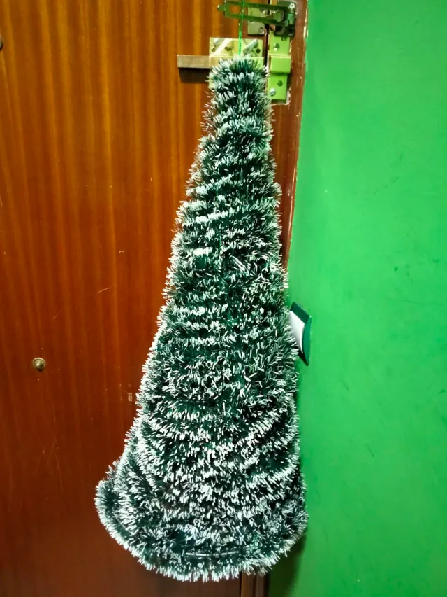 Árbol de Navidad Cono Plegable 80cm para techos
