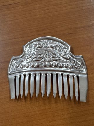 Conjunto 3 peinetas plata niña