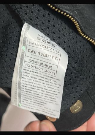 Chaqueta Carhartt OG Detroit