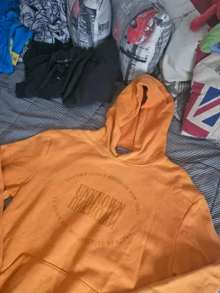 Sudadera Naranja Unknown Brooklyn