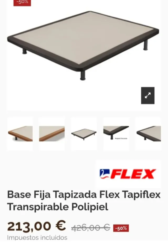 135x200NIMBUS+BASE COLCHÓN FLEX