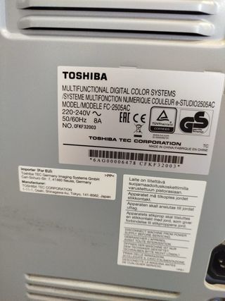 Impresora Toshiba Multifunción Negra