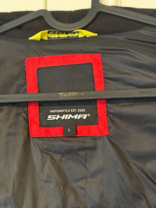 Chaleco Shima Power Calefactable Negro/Rojo