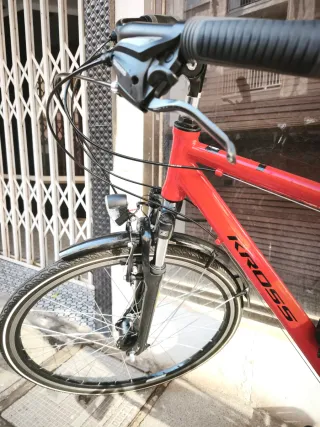 Bicicleta Kross Cicloturismo y Paseo Roja