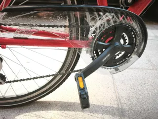 Bicicleta Kross Cicloturismo y Paseo Roja