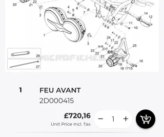 ♻️Faro Moto Guzzi V85tt♻️
