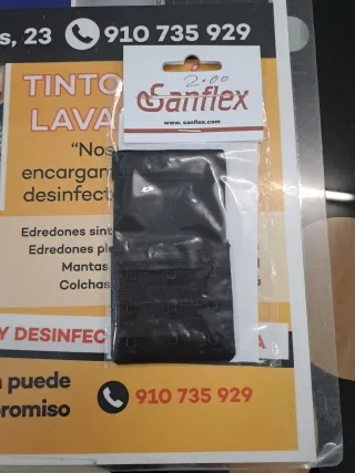 Alargador sujetador Sanflex negro