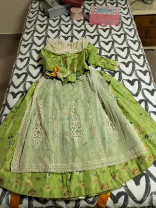 Conjunto Fallera Oro con Piedras