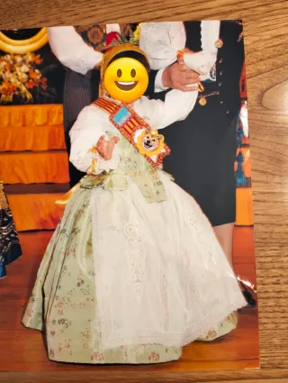 Conjunto Fallera Oro con Piedras