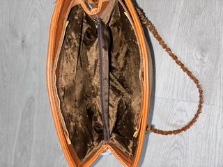 Mala Michael Kors Branca e Castanha