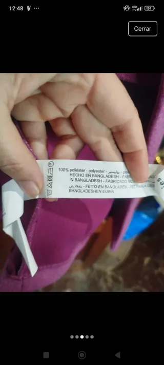 Abrigo Lefties rosa talla M