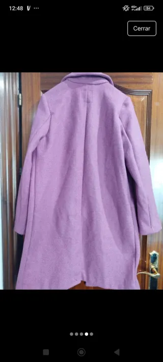 Abrigo Lefties rosa talla M