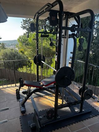 Multiestación BM970 banco barra discos..