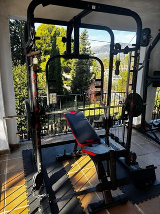 Multiestación BM970 banco barra discos..