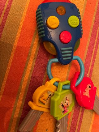Juego de llaves de juguete para bebés