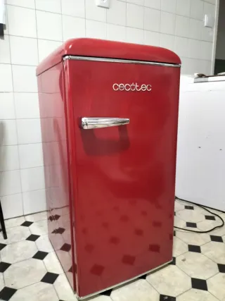 Cecotec Mini Nevera Retro Rojo