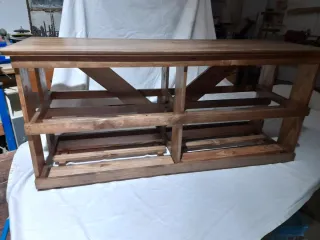 Banco Zapatero Madera Marrón