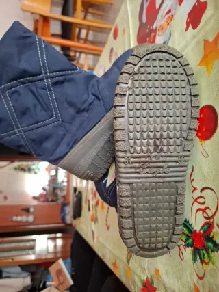 Botas nieve Kampus color azul marino, talla 31-32