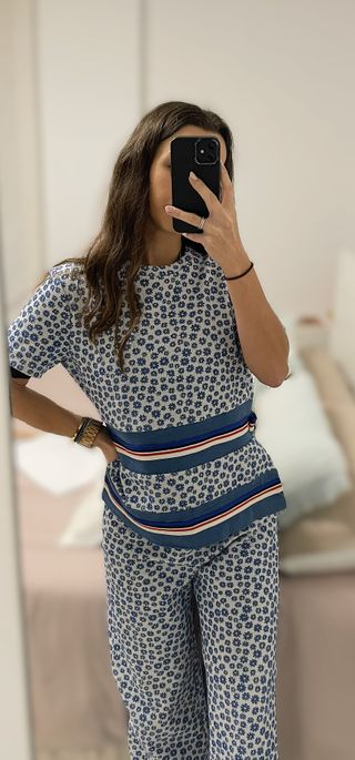 Conjunto Bimba y Lola floral