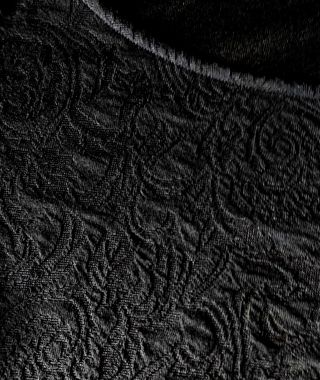 Vestito Tezenis nero effetto pizzo