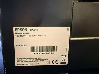 Impresora Epson XP-215 WiFi