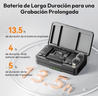 Micrófono Inalámbrico ULANZI A100 Solapa
